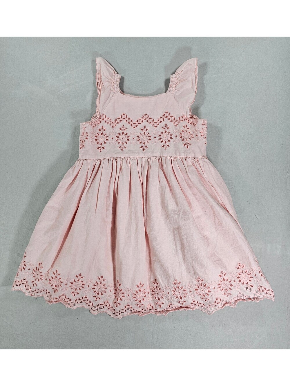 Baby GAP Cotton Pink Embroidered Toddler Dress. Size 4